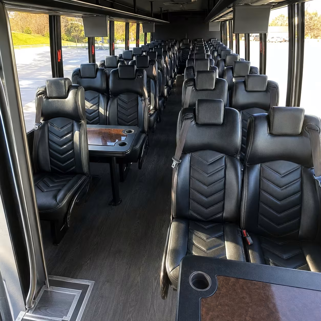 28 passenger minibus inside