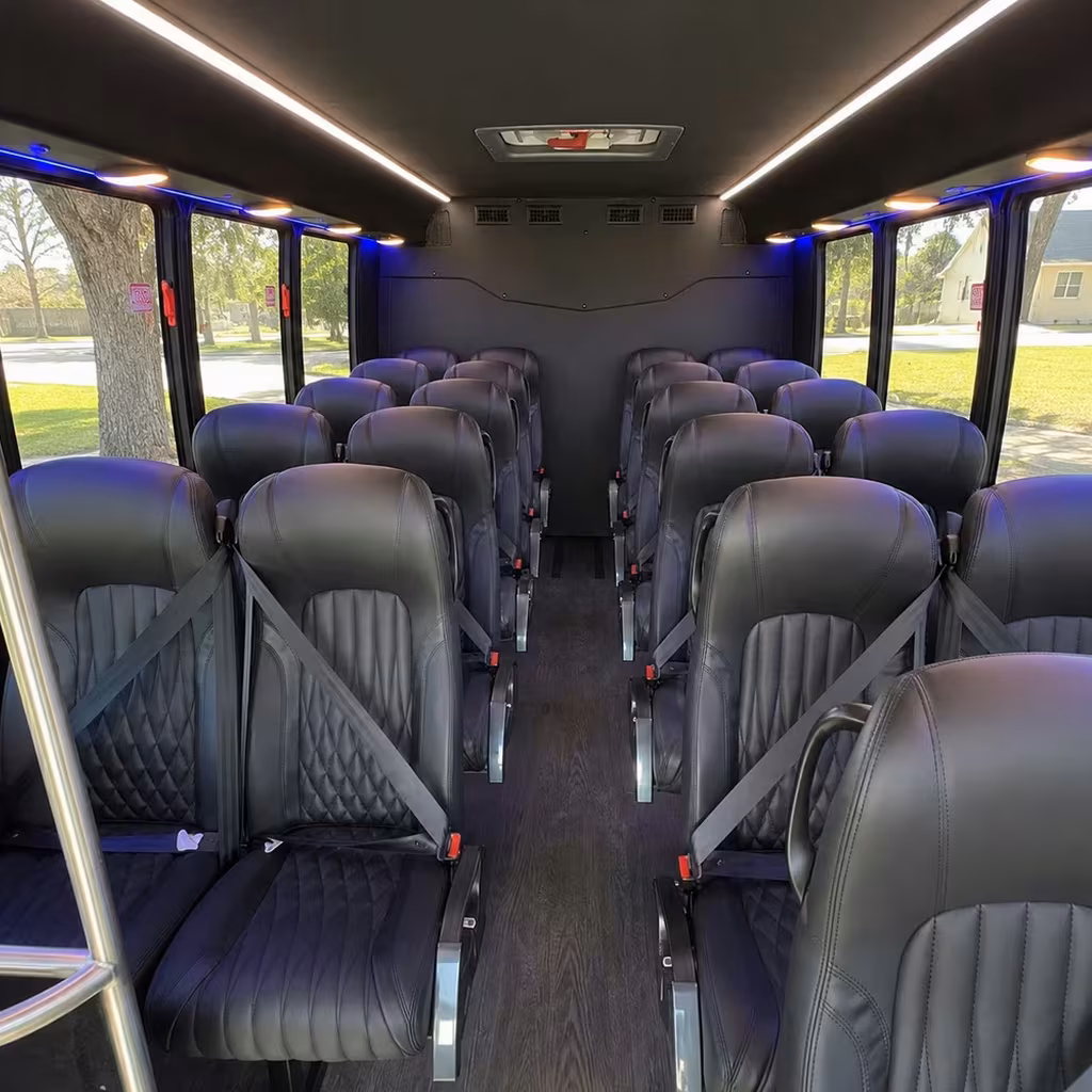 30 passenger minibus interior