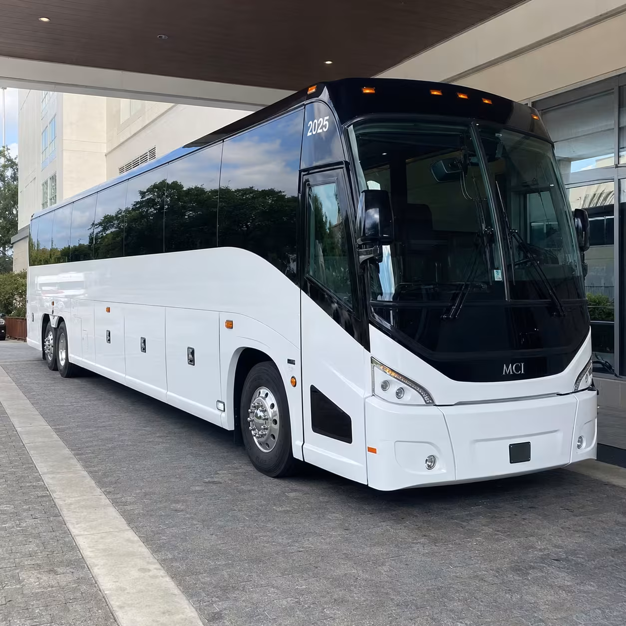 hemet charter bus rental exterior