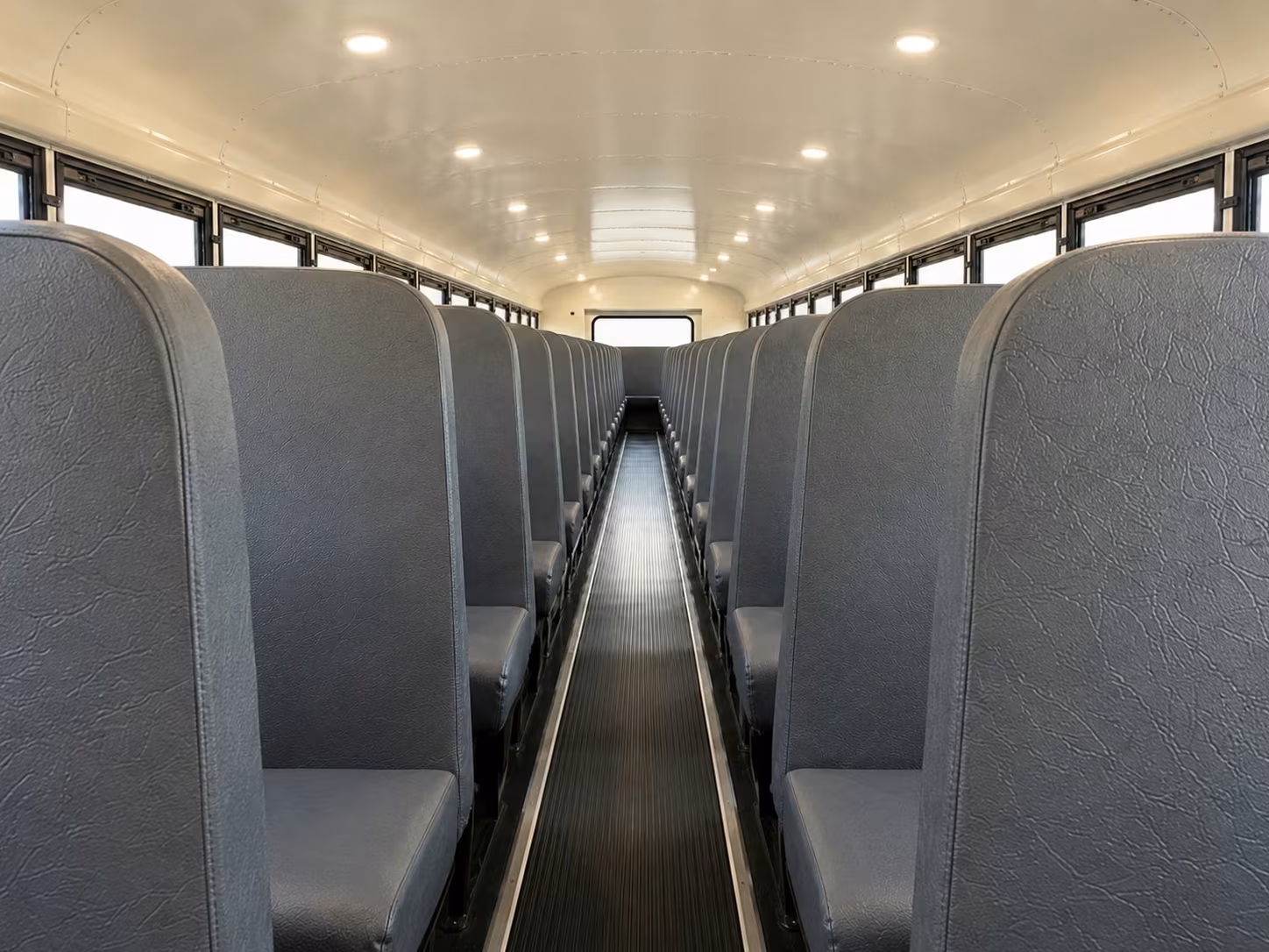 school bus inside